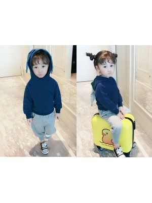 Baju Anak St Hoodie Kelinci Sm Navy