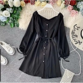 Baju Wanita Drs Indri Hn Black