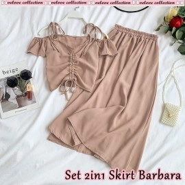 Baju Wanita St 2In1 Skirt Barbara Vl Coksu