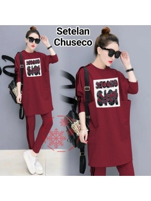 Baju Wanita St Chuseco Vs Maroon