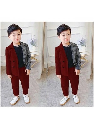 Baju Anak Kd St 3In1 Kenken Ks Maroon