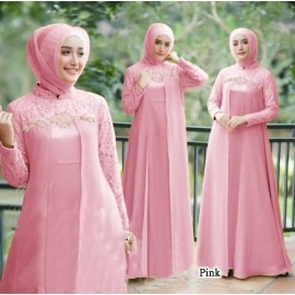 Baju Korea Hj Maxi Elena Ra Dusty