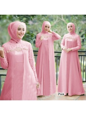 Baju Korea Hj Maxi Elena Ra Dusty