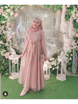 Baju Korea Hj Maxi Jelita Ra Dusty
