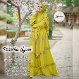 Baju Korea Hj Syari Varisha Us Lemon