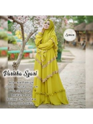 Baju Korea Hj Syari Varisha Us Lemon