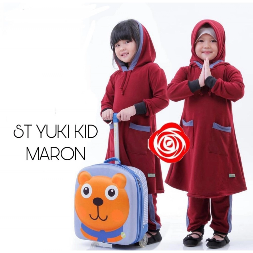 Baju Anak Kd St Yuki Su Maroon