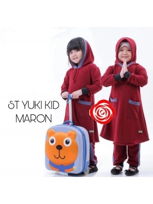 Baju Anak Kd St Yuki Su Maroon