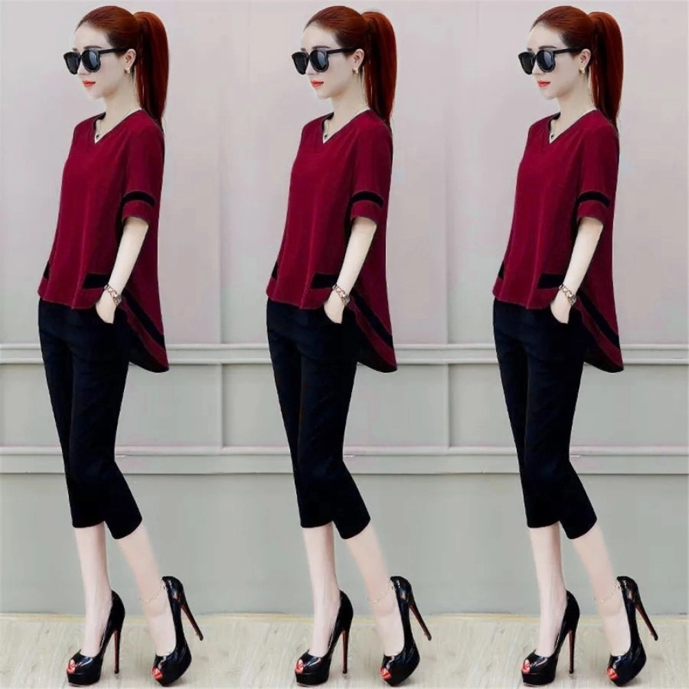 Baju Korea St Ernesta Ff Maroon