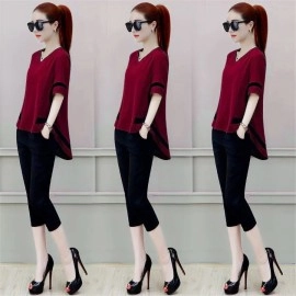Baju Korea St Ernesta Ff Maroon