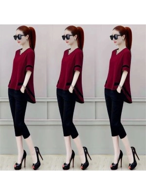 Baju Korea St Ernesta Ff Maroon