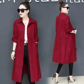Baju Korea Long Cardi Yolla Vl Maroon