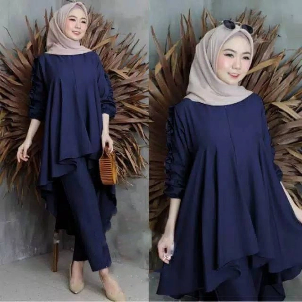 Baju Korea St Sisilia Ra Navy