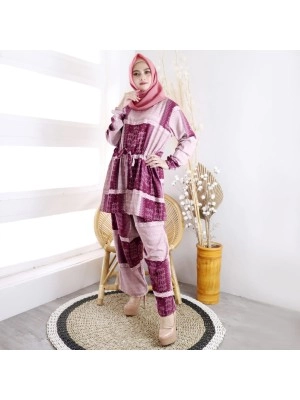 Baju Korea St Livera On Real Pic Maroon