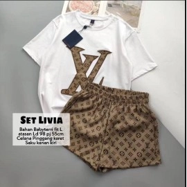 Baju Korea St Livia Pdk Ms Putih