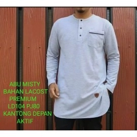 Baju Pria Koko Radja Panjang Pp Abu