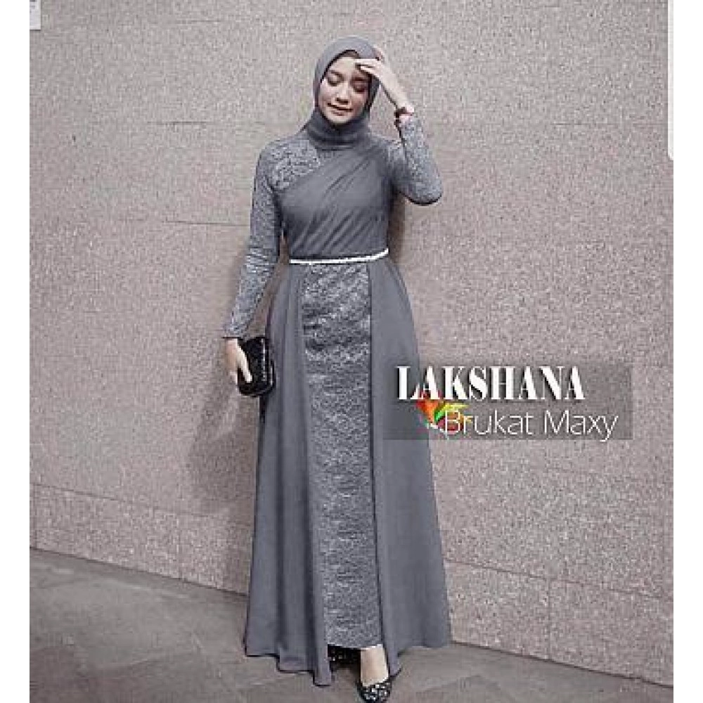 Baju Wanita Hj Maxi Laksana Jc Abu