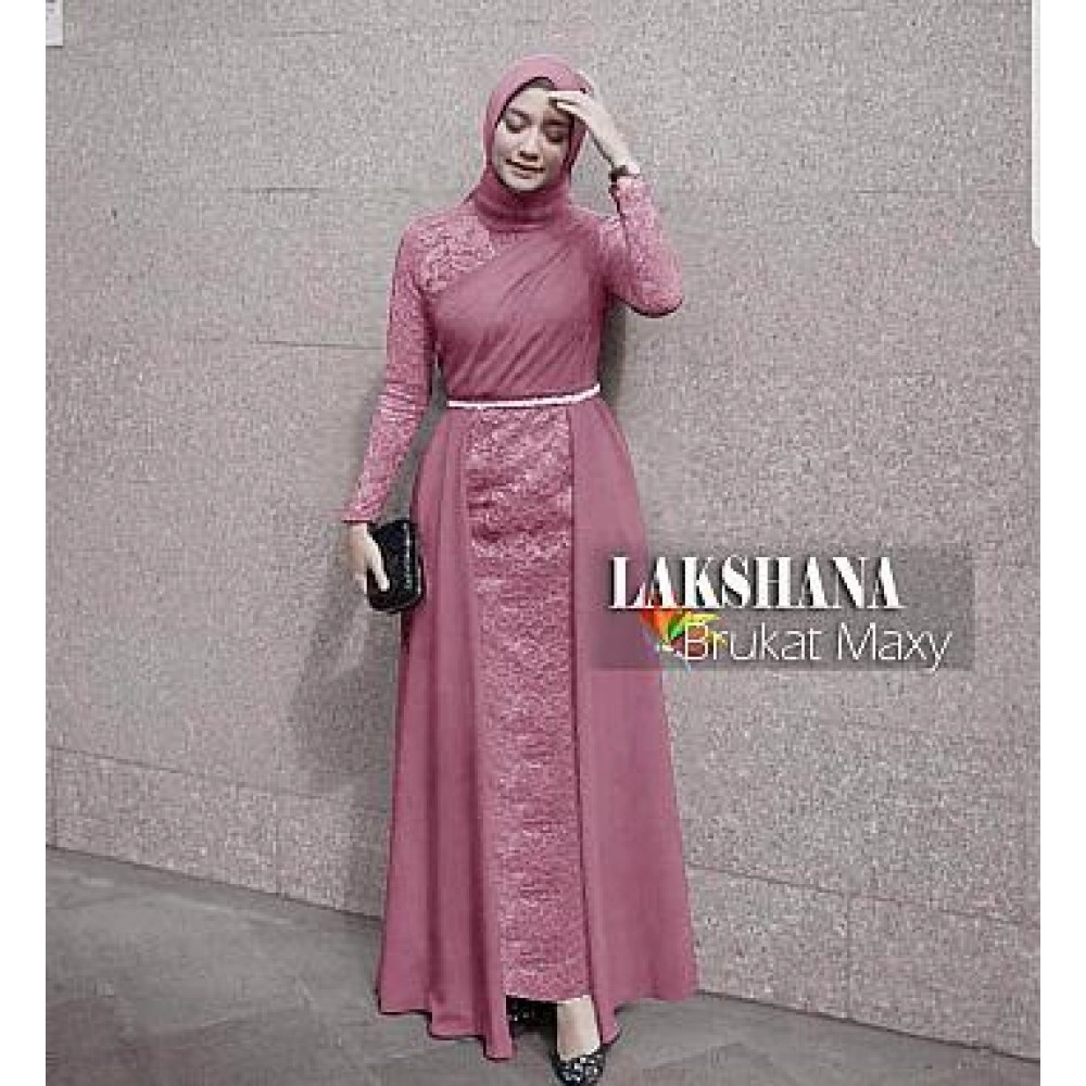 Baju Wanita Hj Maxi Laksana Jc Dusty Baju Wanita Hj Maxi Laksana Jc Dusty