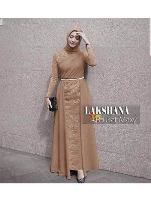 Baju Wanita Hj Maxi Laksana Jc Mocca