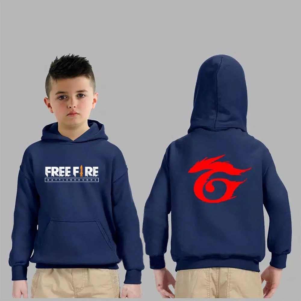 Baju Anak Kd Sw Freefire Garena Xs Navy
