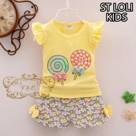 Baju Anak Kd St Loli Ff Kuning