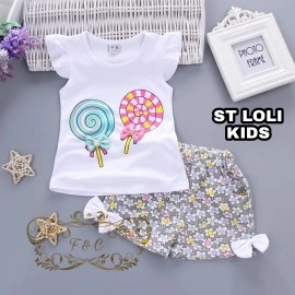 Baju Anak Kd St Loli Ff Putih