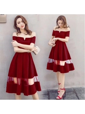 Baju Wanita Drs Suzune Fh Maroon