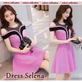 Baju Wanita Drs Selena Voxy Vl Lavender