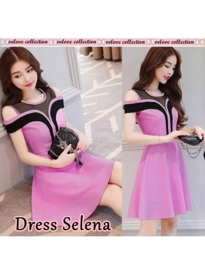 Baju Wanita Drs Selena Voxy Vl Lavender