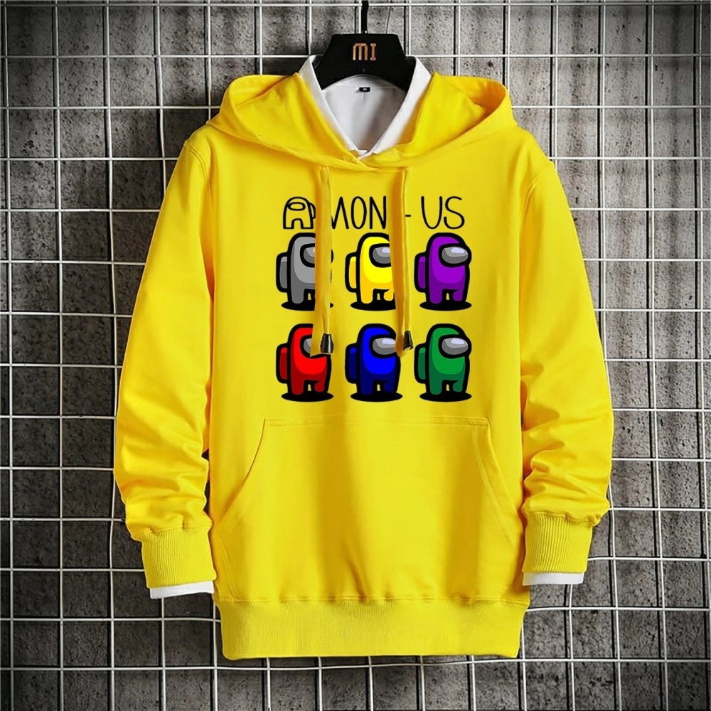 Baju Pria Sw Hoodie Amongus Cs Kuning Baju Pria Sw Hoodie Amongus Cs Kuning