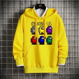 Baju Pria Sw Hoodie Amongus Cs Kuning