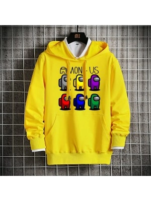 Baju Pria Sw Hoodie Amongus Cs Kuning