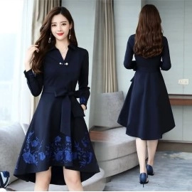 Baju Wanita Drs Vikami Fh Navy