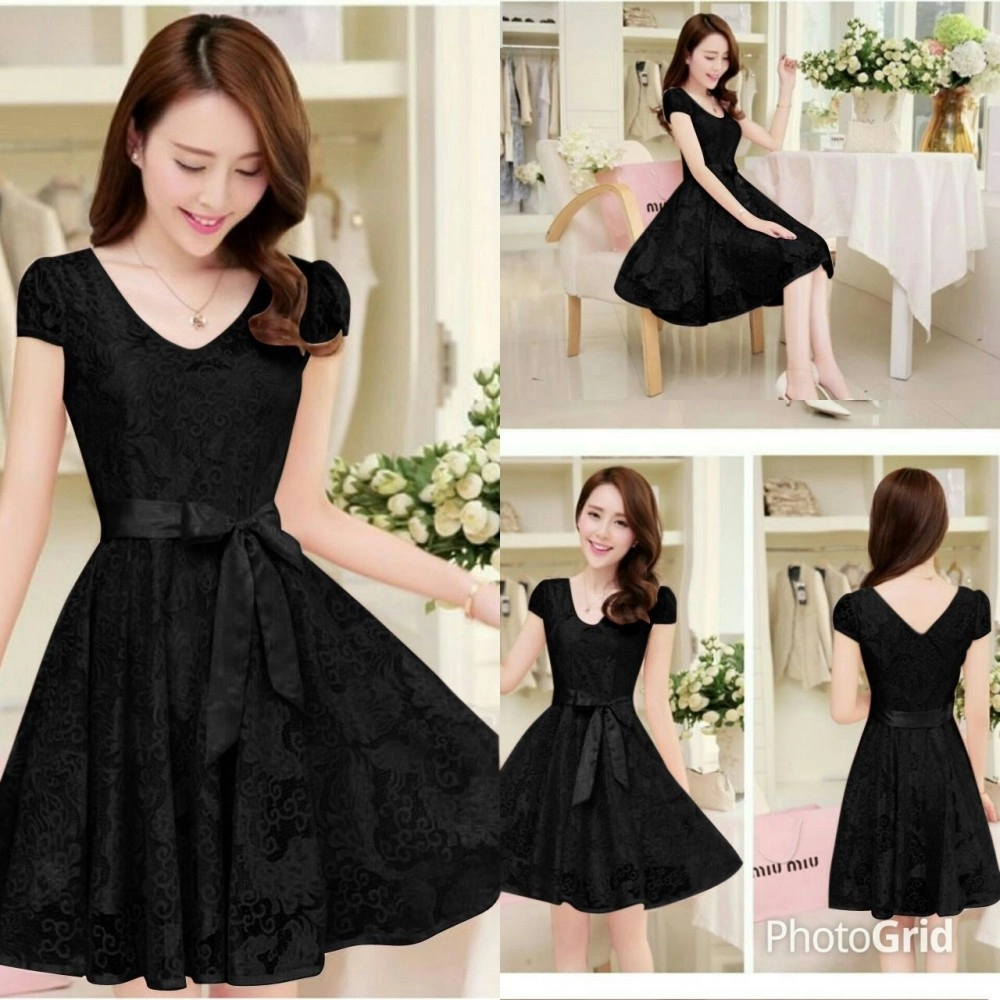 Baju Wanita Drs Anggun Vb Brukat Tulang Hitam Baju Wanita Drs Anggun Vb Brukat Tulang Hitam