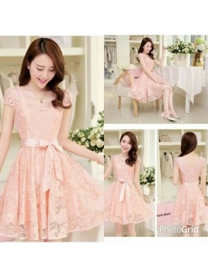 Baju Wanita Drs Anggun Vb Brukat Tulang Salem