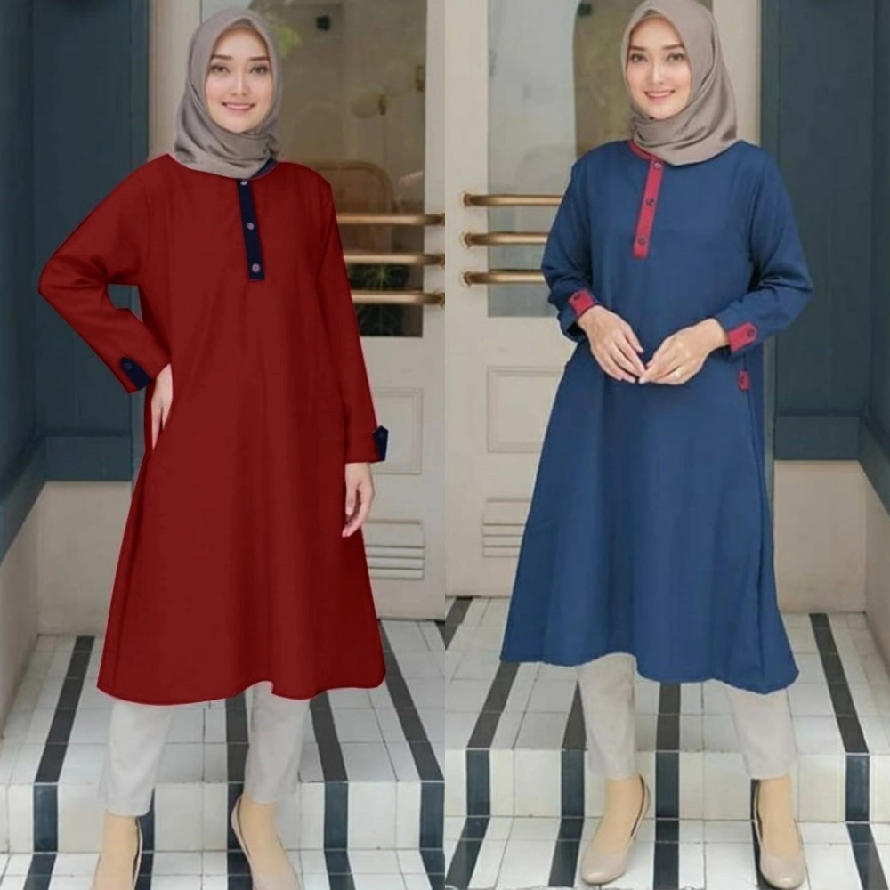 Baju Korea Tunik Kalia Ij