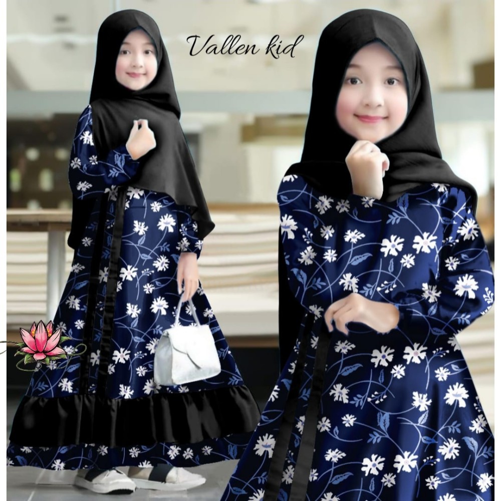 Baju Anak Kd Hj Syari Vallen Ga Navy Baju Anak Kd Hj Syari Vallen Ga Navy