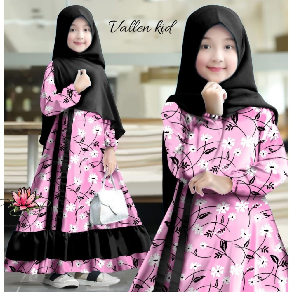 Baju Anak Kd Hj Syari Vallen Ga Pink Baju Anak Kd Hj Syari Vallen Ga Pink