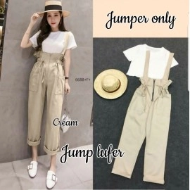 Baju Korea Jumper Lufer Hn Cream
