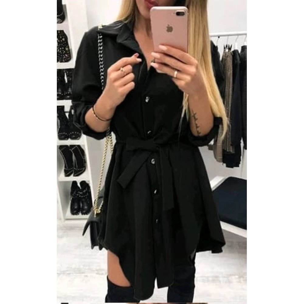 Baju Korea Drs Helenro Black