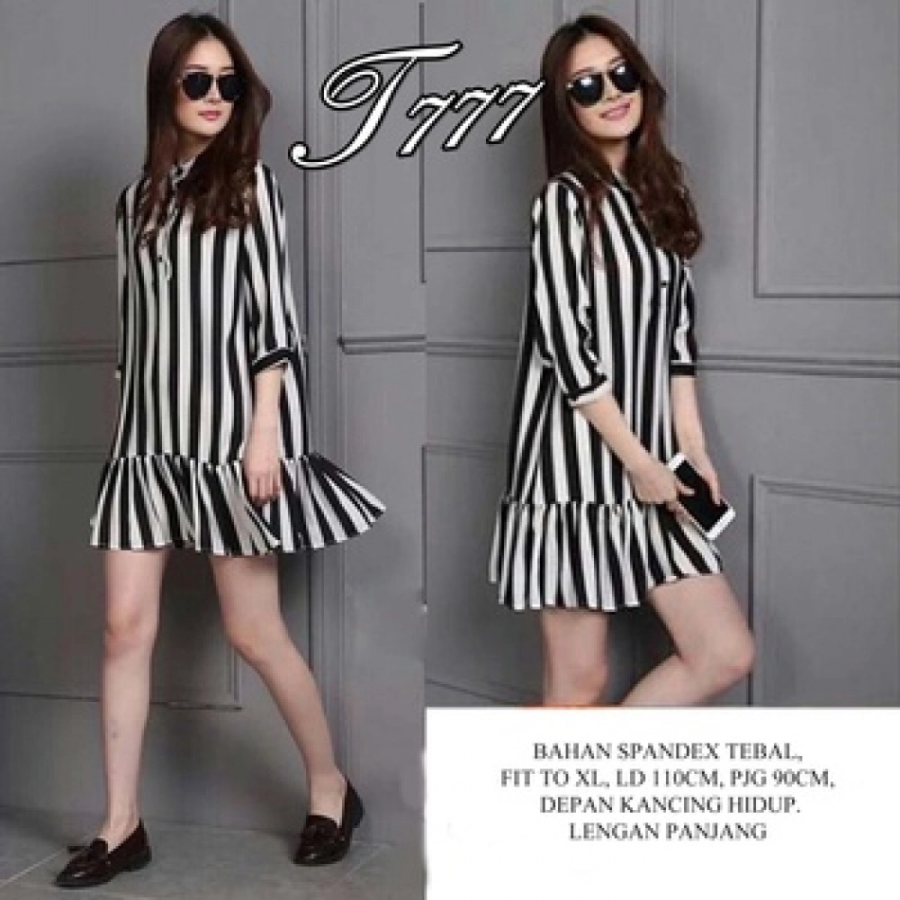 Baju Wanita Drs Nirvana To Stripe