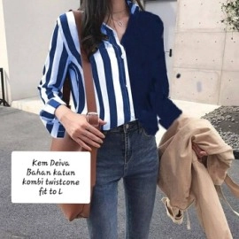 Baju Wanita Kmj Deiva Ms Navy
