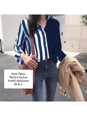 Baju Wanita Kmj Deiva Ms Navy