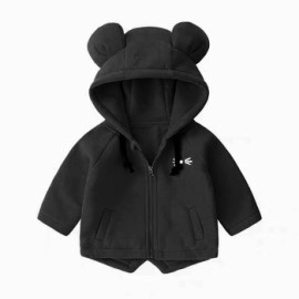 Baju Anak Kd Jkt Anak Hoddie Mouse Sm Hitam