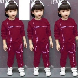Baju Anak Kd St Marvin Sm Maroon