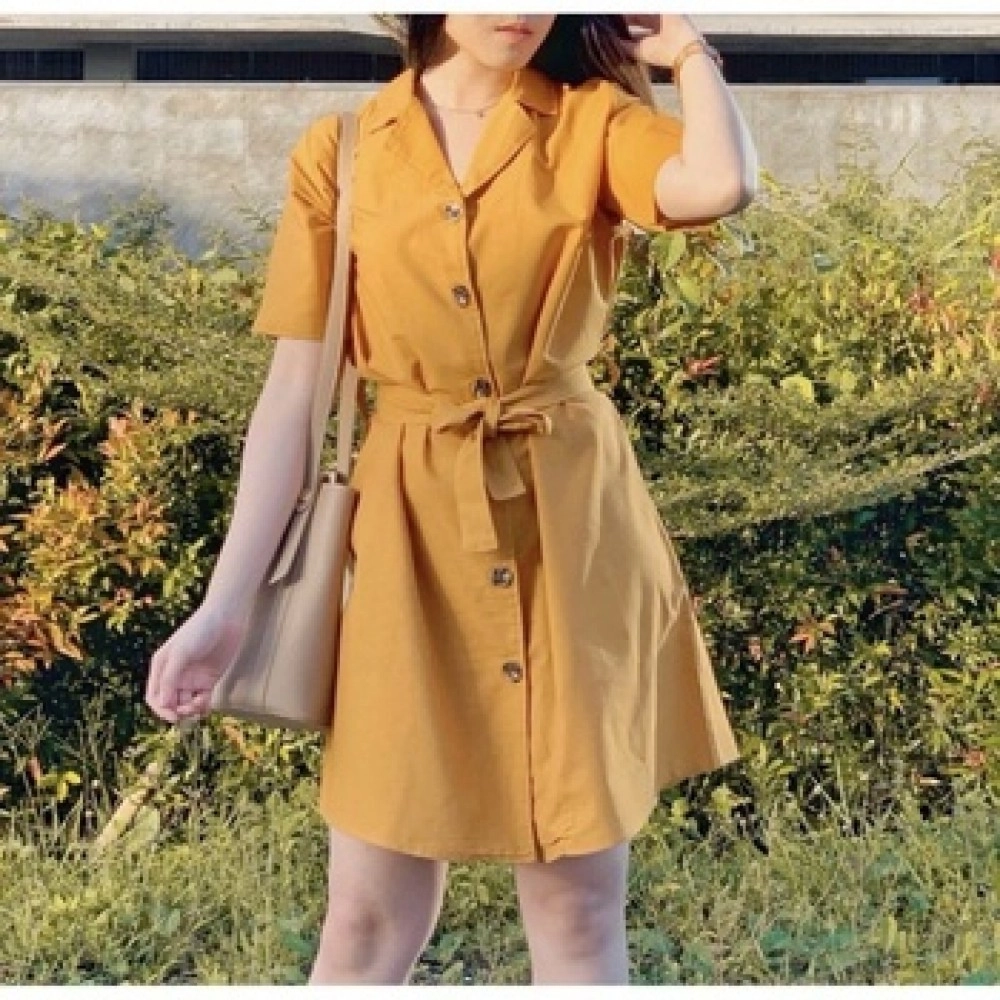 Baju Wanita Drs Livio Hs Mustard