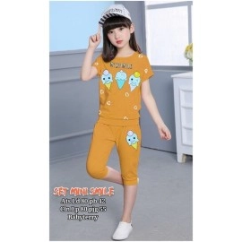 Baju Anak Kd St Mini Icecream 299 Ga Mustard