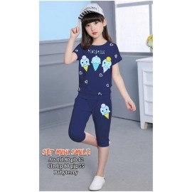 Baju Anak Kd St Mini Icecream Ga 299 Navy