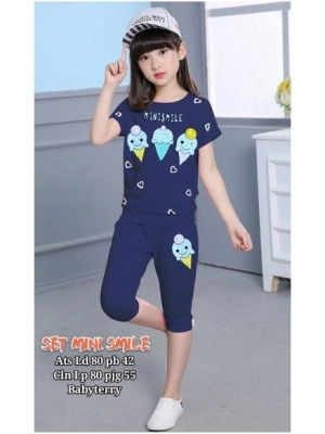 Baju Anak Kd St Mini Icecream Ga 299 Navy