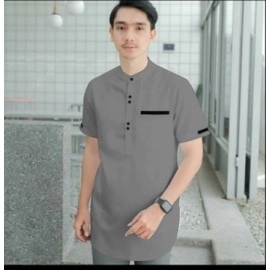 Baju Pria Koko Leo Ts Abu